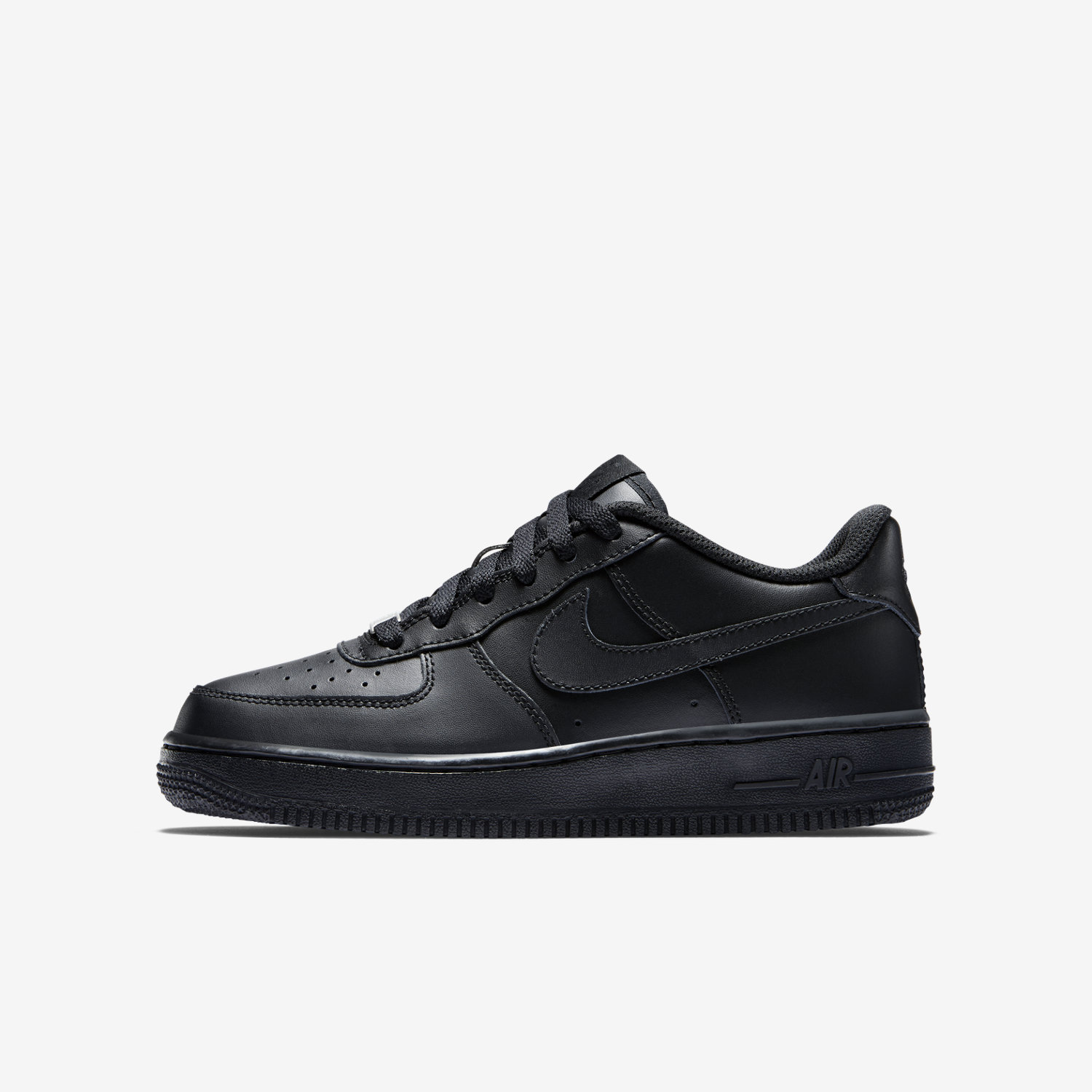 παπουτσια outdoor για κοριτσια Nike Air Force 1 μαυρα/μαυρα/μαυρα 74291992CR